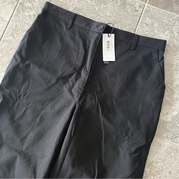 WhoWhatWear LISA High-Waisted Wide Leg Pants in Black Size L New w/Tag $135 - Picture 4 of 8